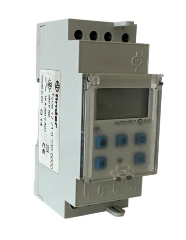 Interrupteur horaire numérique hebdomadaire Finder 122182300000 230 V